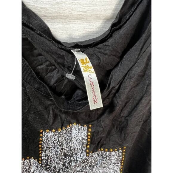 NEW Womens Tank Tops Summer T Shirts Sleeveless‎ Casual Loose Medium - Picture 4 of 4